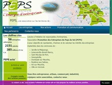 Tablet Screenshot of peps-entreprises.org